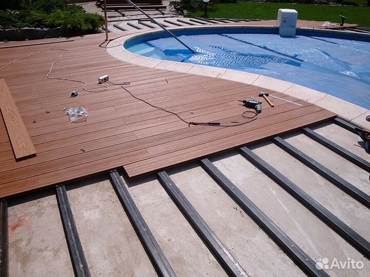 Террасная доска палубная доска лиственница сорт ав