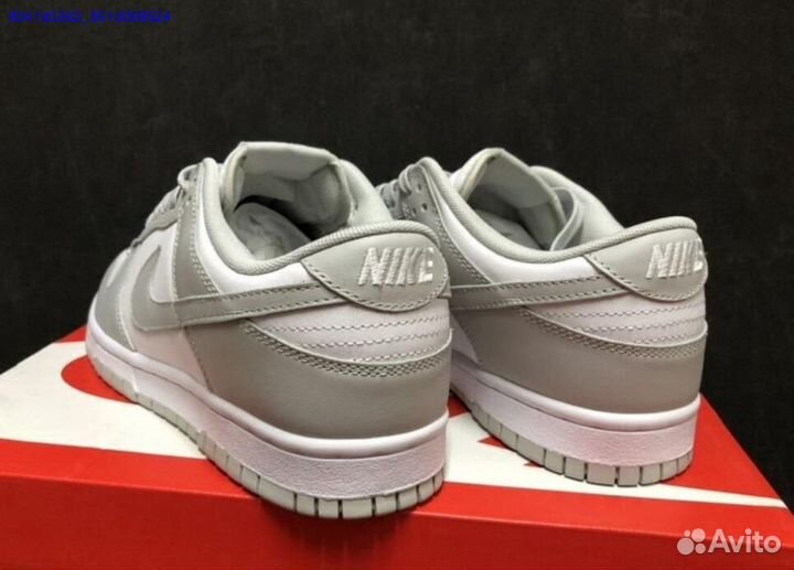 Кроссовки Nike dunk low grey fog оригинал