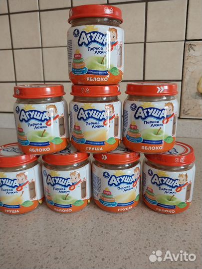 Детское фруктовое пюре агуша