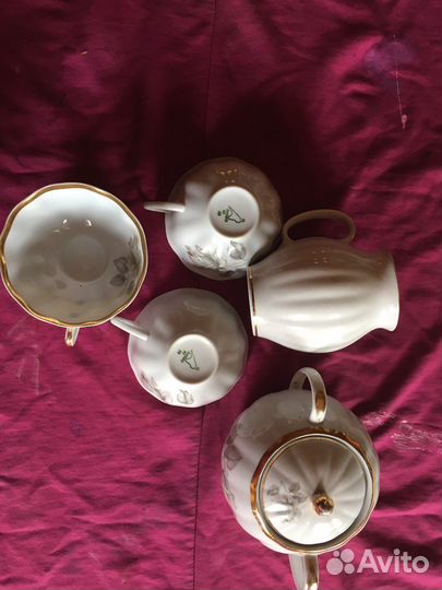 Чайный сервиз дулево розы