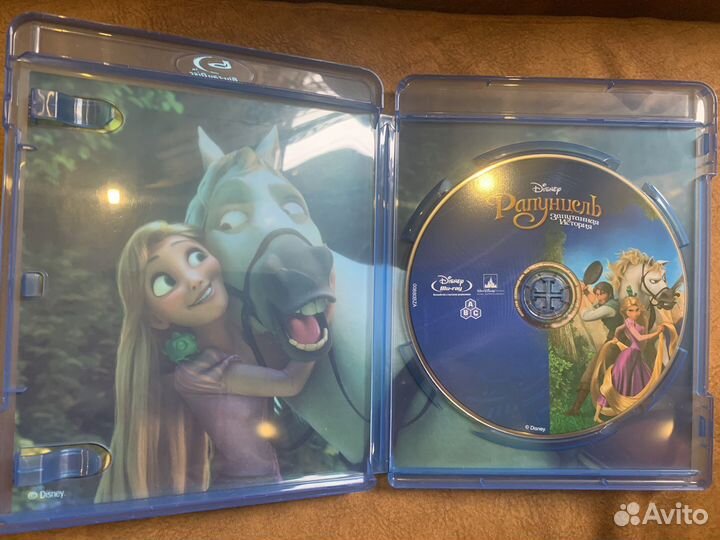 Блю-рей 3D/2D Кот в сапогах Рапунцель. Blu-ray