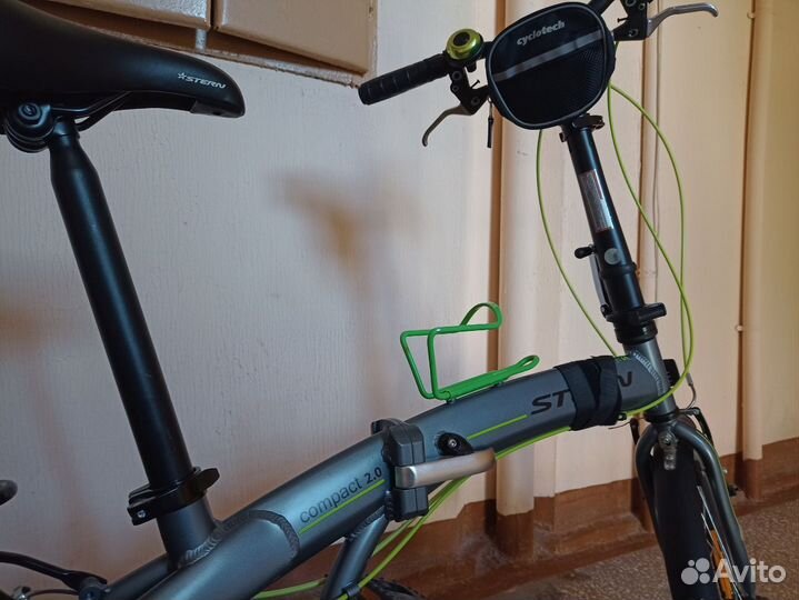Велосипед складной Stern compact 2.0 серый