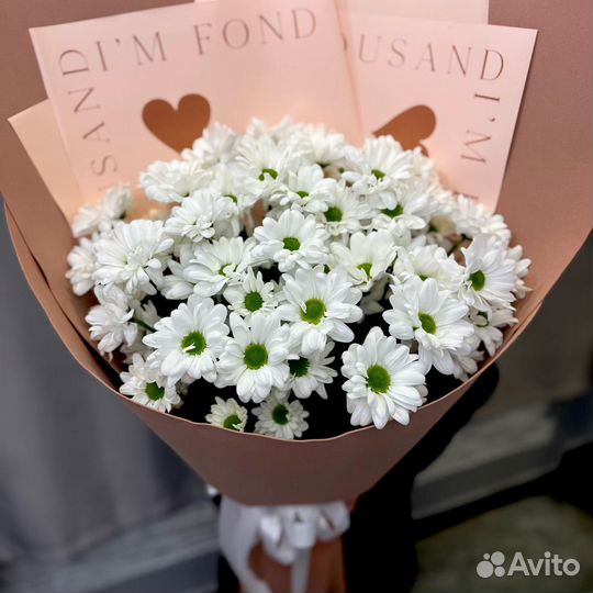 Букет Гигант из Ромашковой Хризантемы