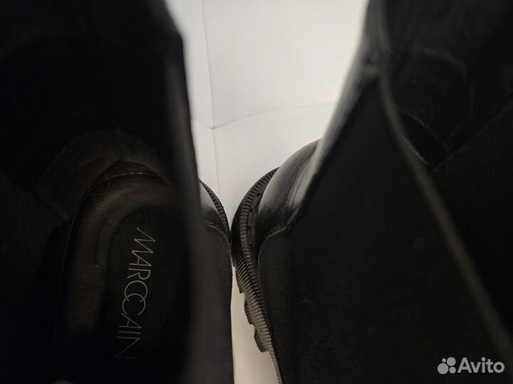 Кожаные ботинки на тракторной подошве MarcCain 40