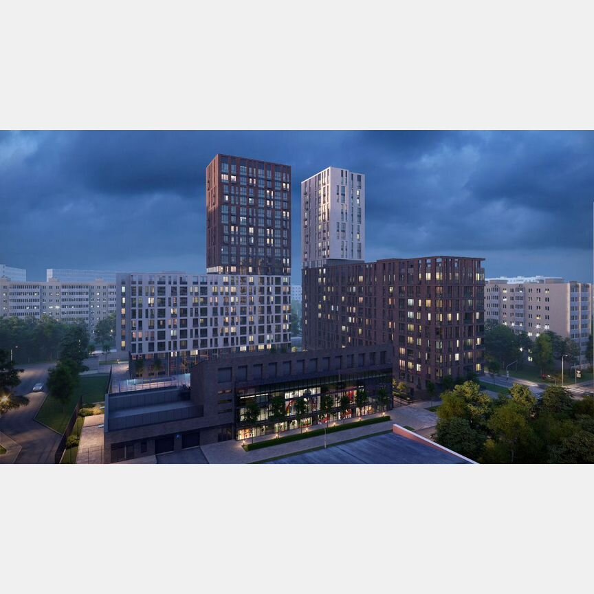 1-к. квартира, 72,2 м², 10/20 эт.