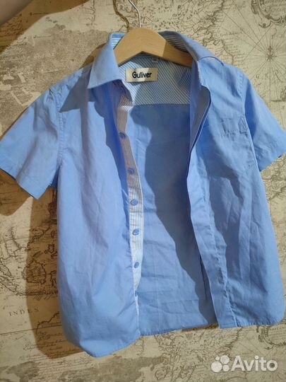 Рубашка 122/128 гулливер