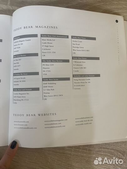 Книга Teddy Bears. О коллекционных медведях тедди