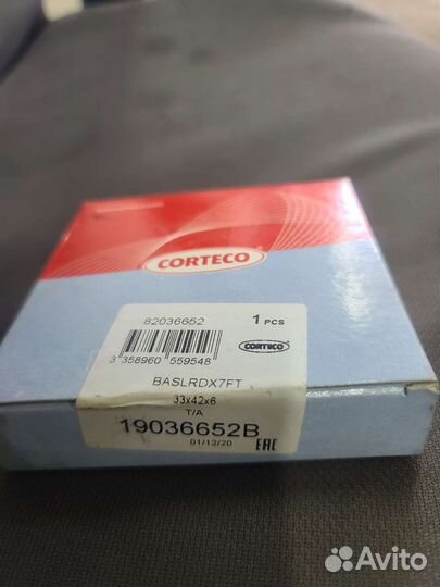 Сальник распредвала 19036652B Corteco Рено