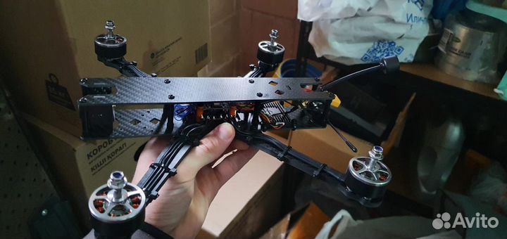 FPV квадрокоптер. 7 дюймов. РФ
