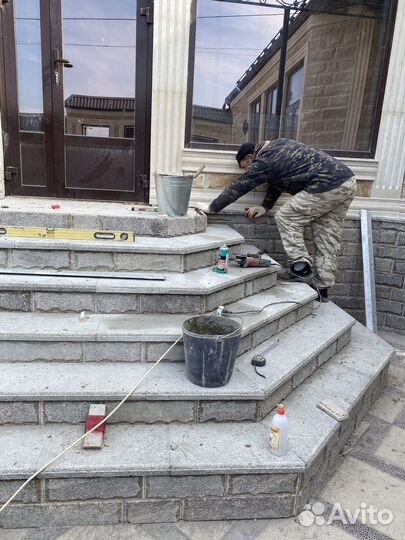 Облицовка лестницы