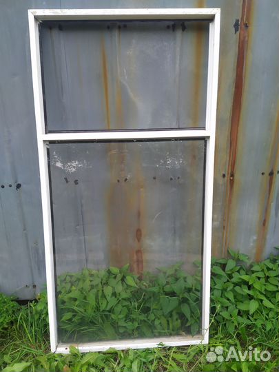 Окна лоджия бу, алюминиевые, раздвижные