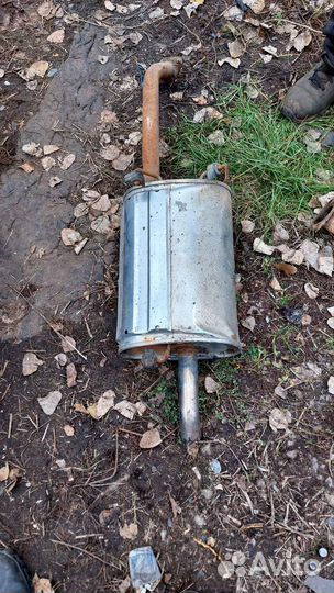 Глушитель задняя часть. Hyundai Accent. 2006-2010г