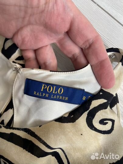 Ralph lauren Polo Красивое Платье Шёлк