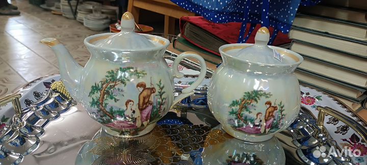 Чайник- сахарница фарфор