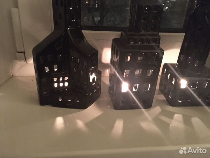 Брутальные Подсвечники Домики большие