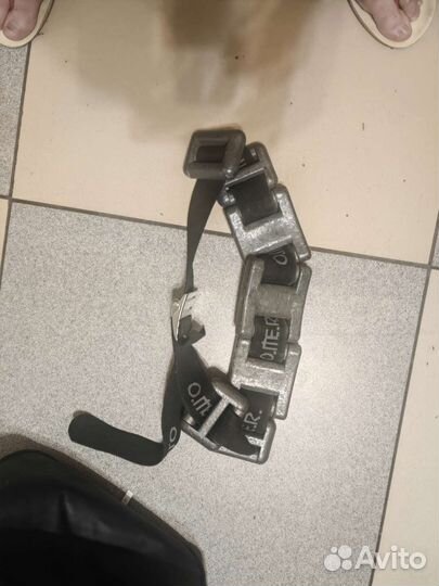 Ремень и груз для подводного плавания