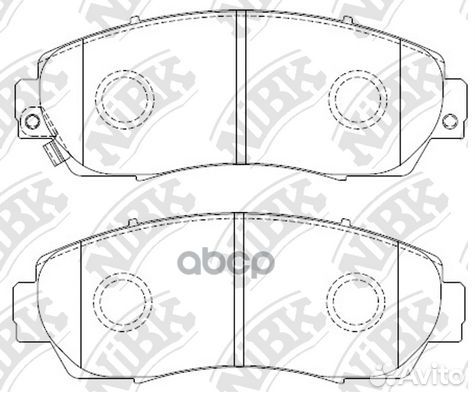 Колодки тормозные honda CR-V 06- перед. PN8802