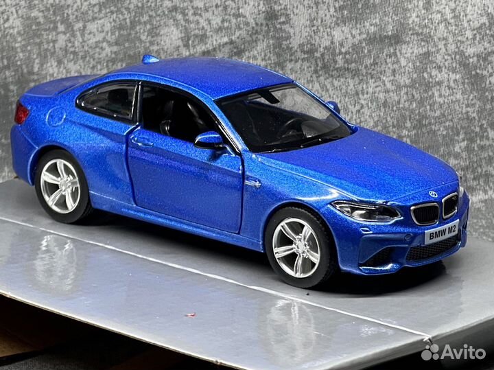 Моделька bmw m2 1/36 mobicaro blye