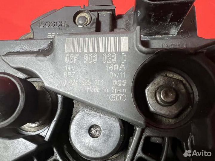 Генератор Skoda Yeti 1.2 CBZ 2011