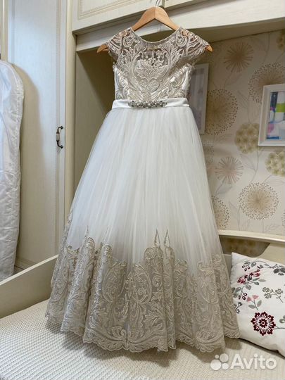 Платье для девочки на выпускной 128