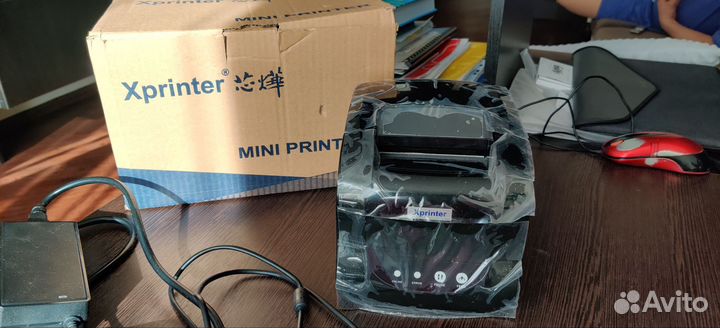 Xprinter 365b, б/у 5 месяцев, новое состояние