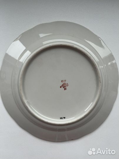 Фарфоровые тарелки лфз 