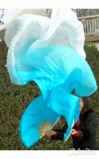 Шелковые веера новые