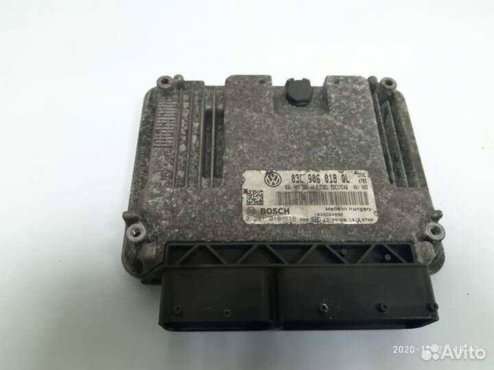 Б/У Блок управления двигателем cfhc/2.0 Skoda Y