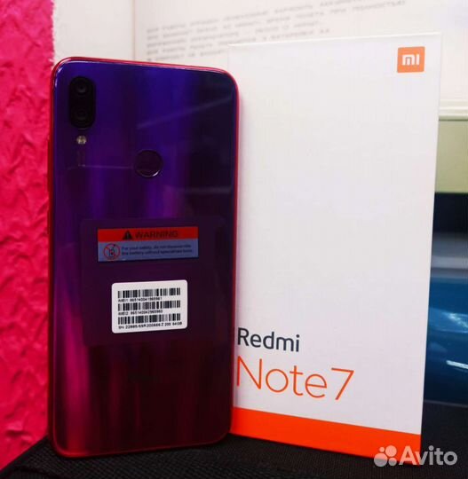 676128 Телефон Xiaomi redmi note 7 4/64
