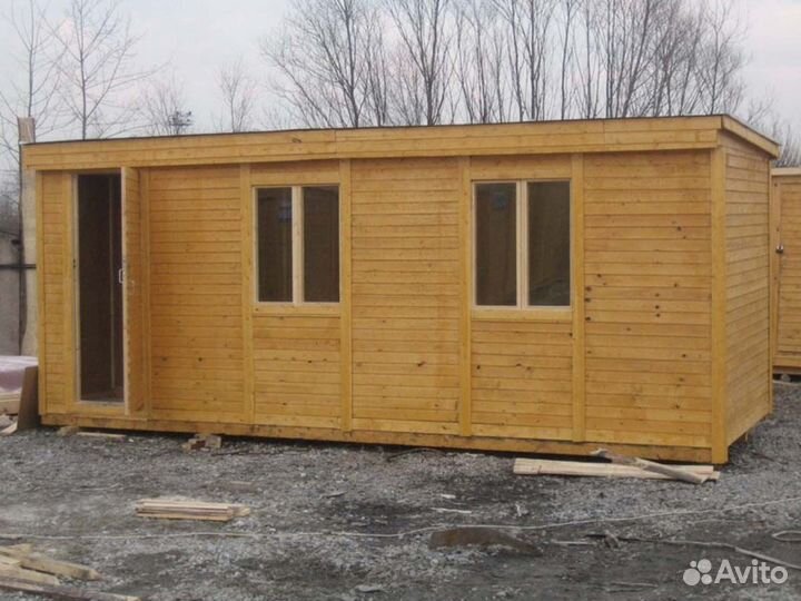 Вагончик с верандой 6*2,7м