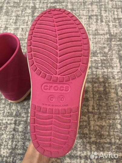 Сапожки для девочки Crocs