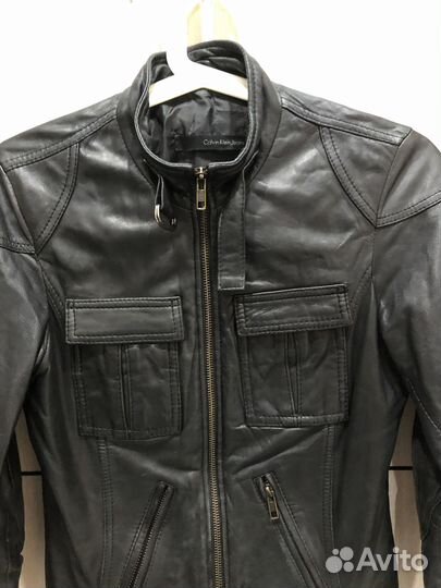 Стильная кожаная куртка