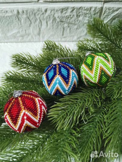 Елочные игрушки ручной работы