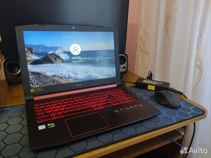 Acer Nitro5 + звуковая карта Fiio