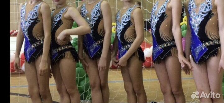 Групповые купальники для худож. гимнастики 155 см