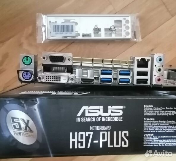 Материнская плата Asus h97-plus