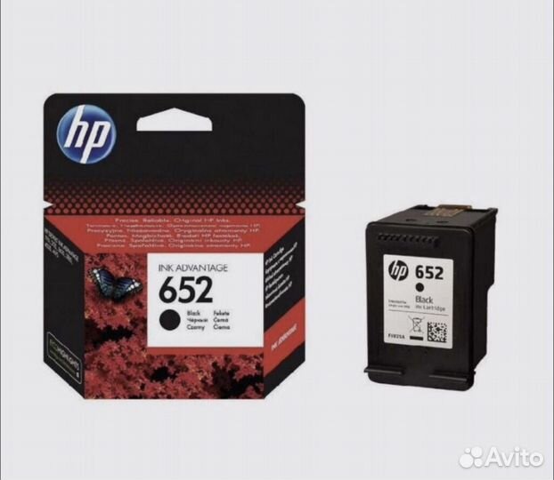 Картридж hp652 черный