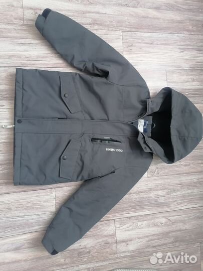 Куртка 140 +шапка