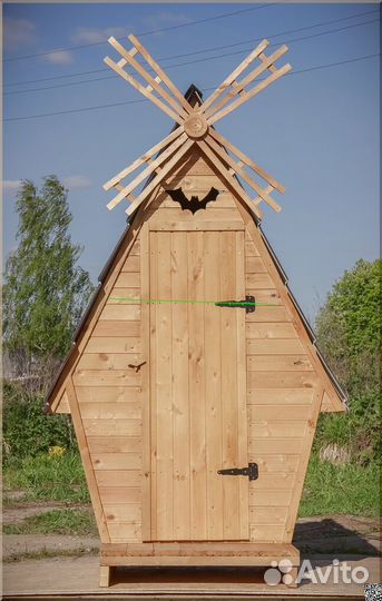 Дачный туалет с установкой KEY674