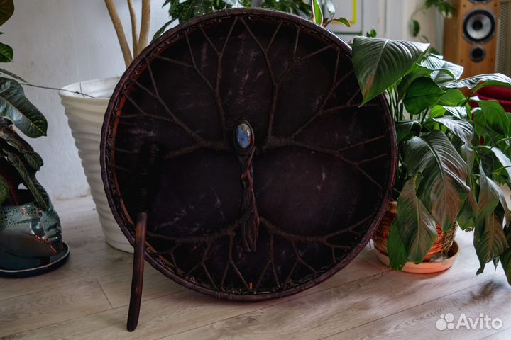 Бубен шаманский настраеваемый