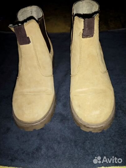Полусапоги зимние. Уни секс.38р. Нубук