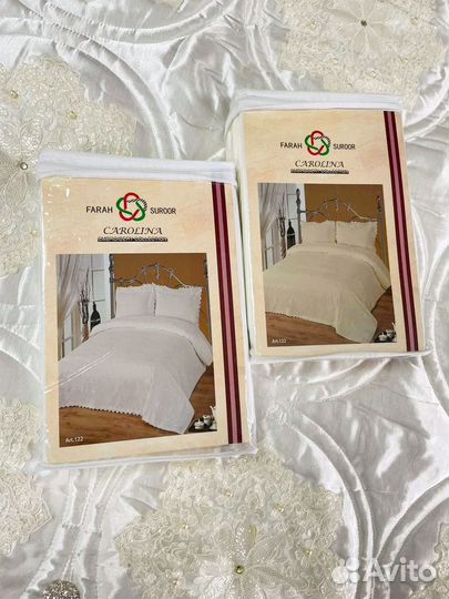 Наволочки с вышивкой узкие 2 шт