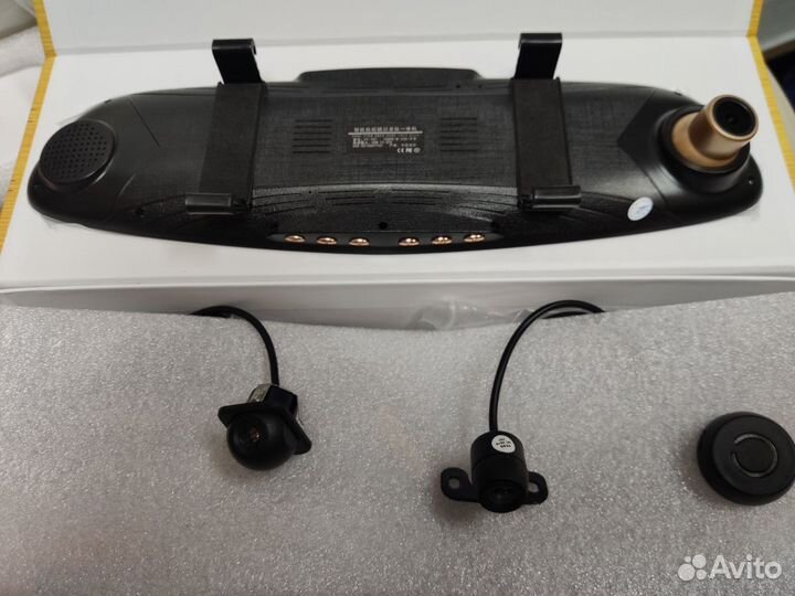 Зеркало-регистратор+передняя+задняя парковка