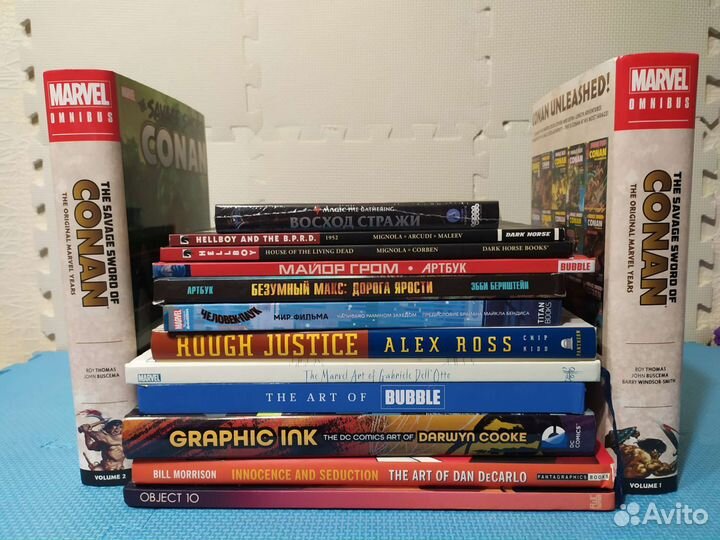 Комиксы на английском и артбуки