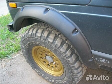 Расширители колёсных арок ваз нива 2121 3D
