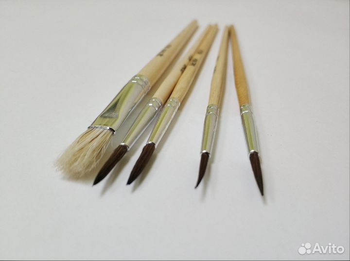 Набор кистей для рисования 5 шт