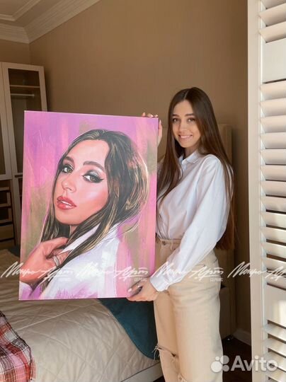 Портрет и картина на холсте по фото на заказ
