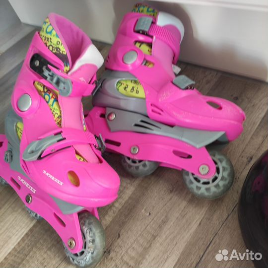 Ролики детские раздвижные, защита