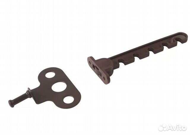 Ограничитель открывания на окна коричневый