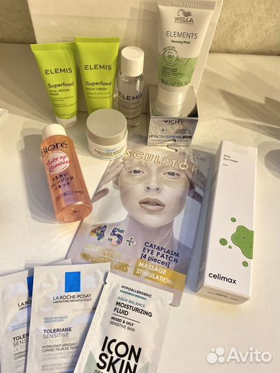 Набор косметики Elemis, Vichy, Biore, Kiehls